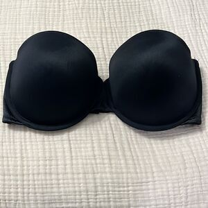 Ellen Tracy Lightly Lined Strapless Bra with underwire sz 38DD